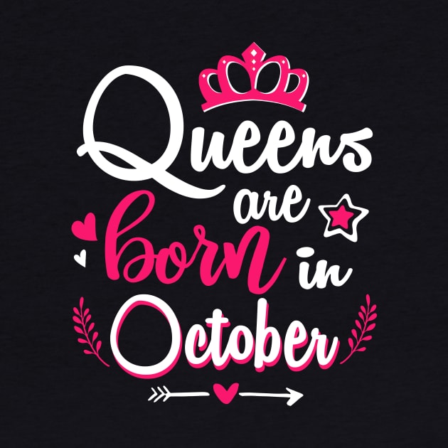 Women Queens Are Born In October by Manonee